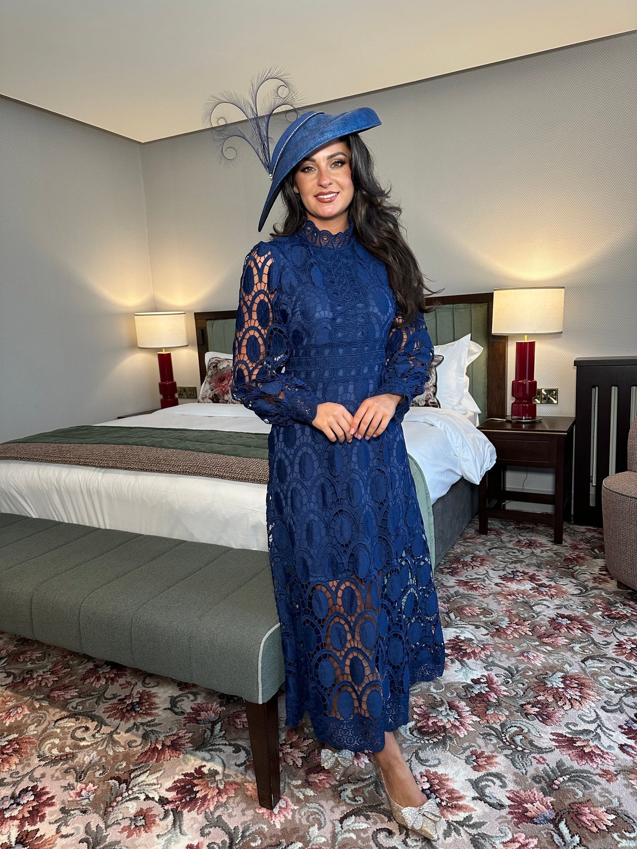 ILONA - ROBE MIDI ROMANTIQUE ET ÉLÉGANTE