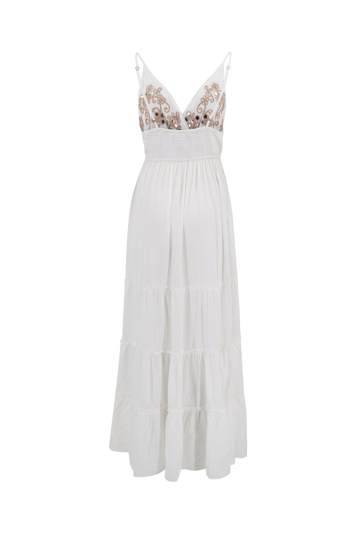 Dress Dolores Mirror White