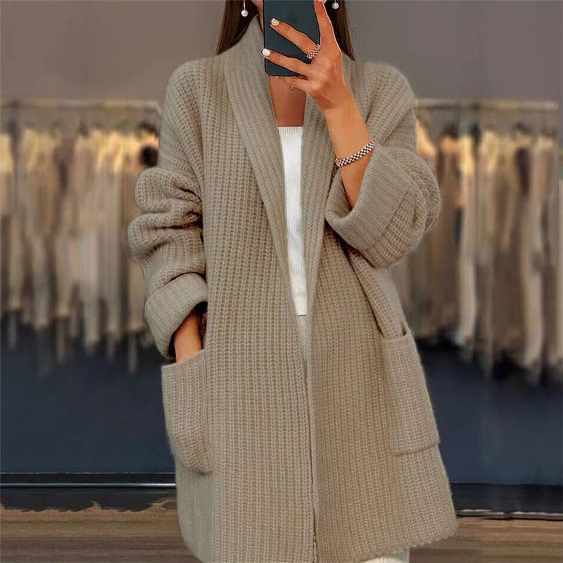 Adélise | Pull en tricot avec poches