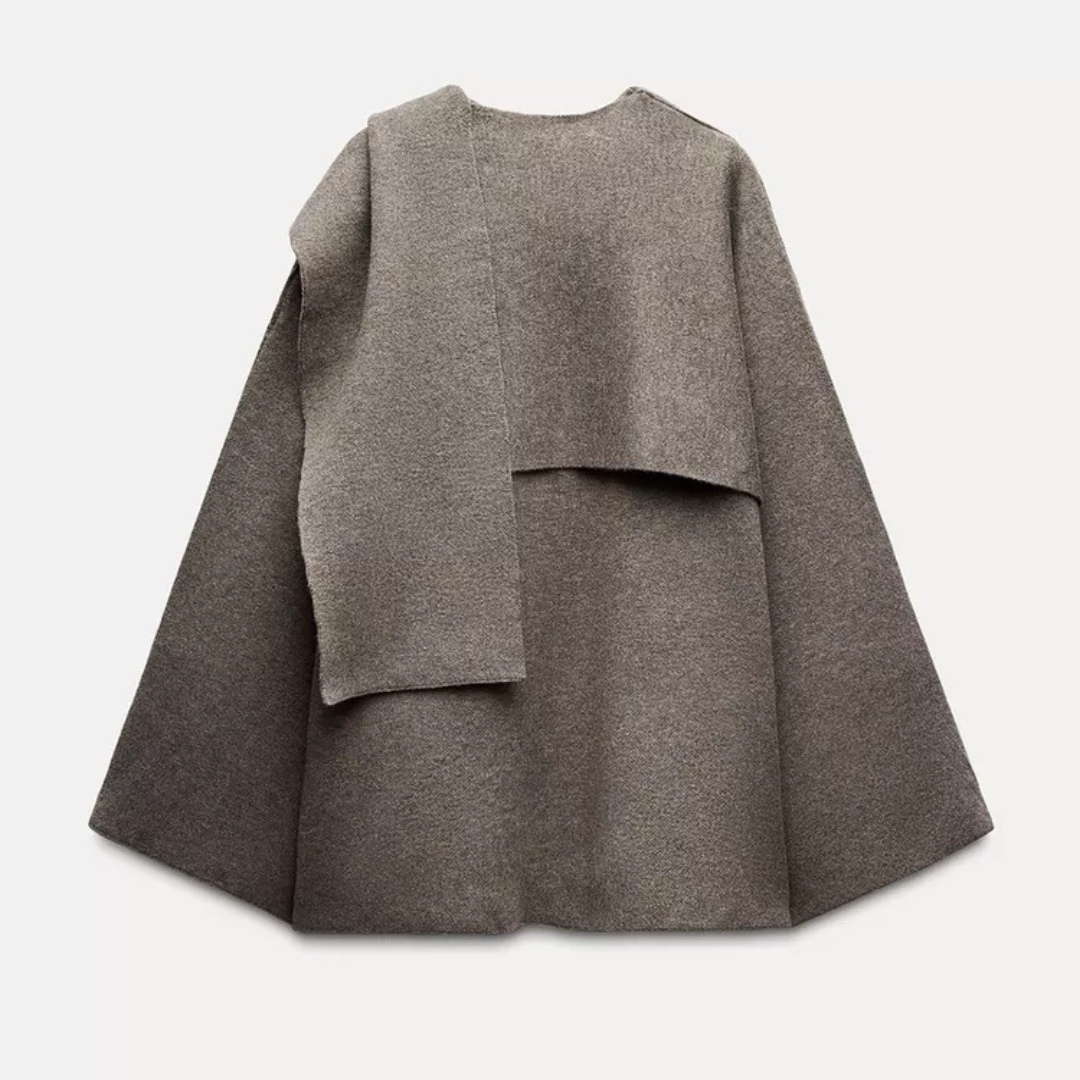 OLIVIA | Short Cape Coat