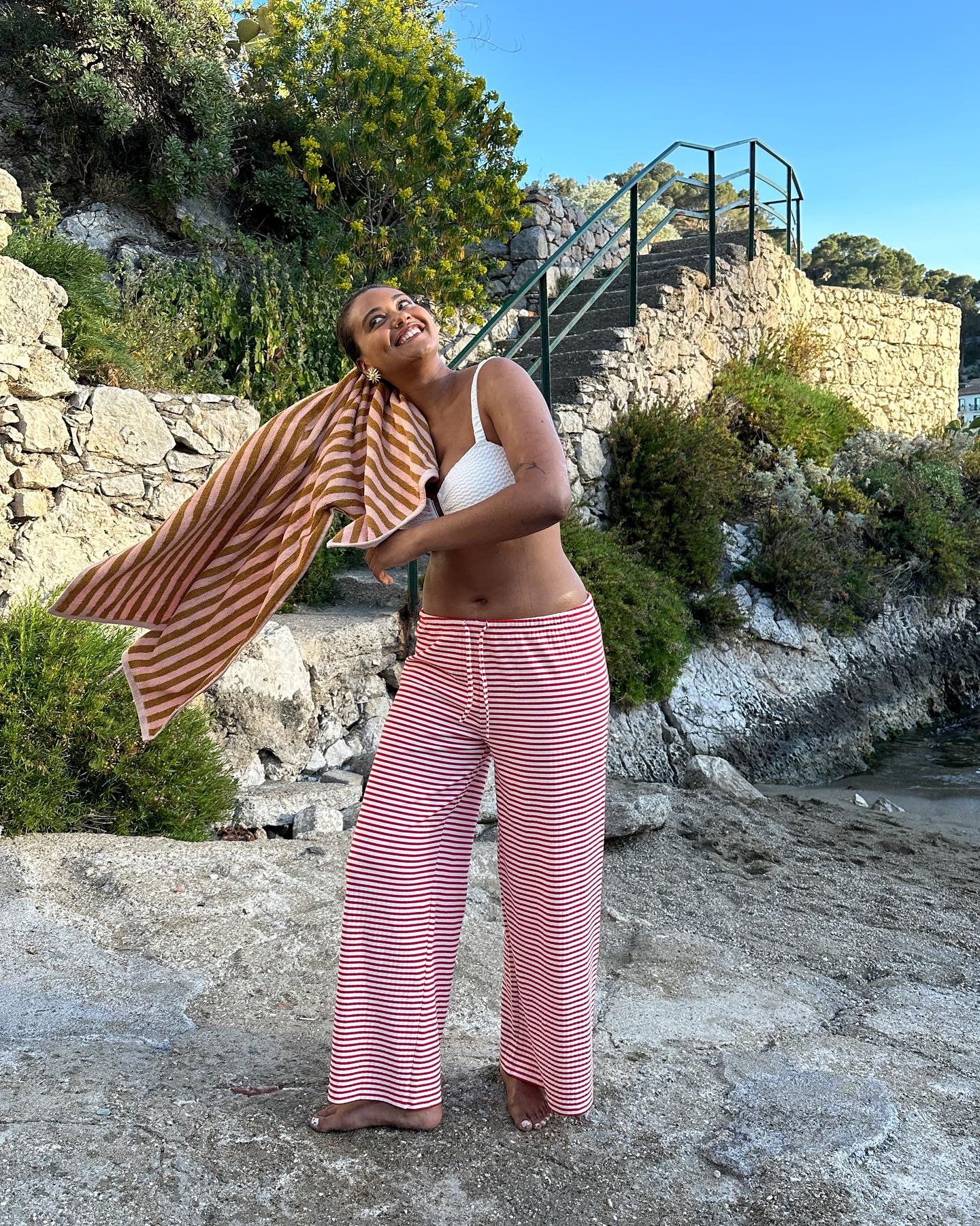 OLIVIA | Striped Pants