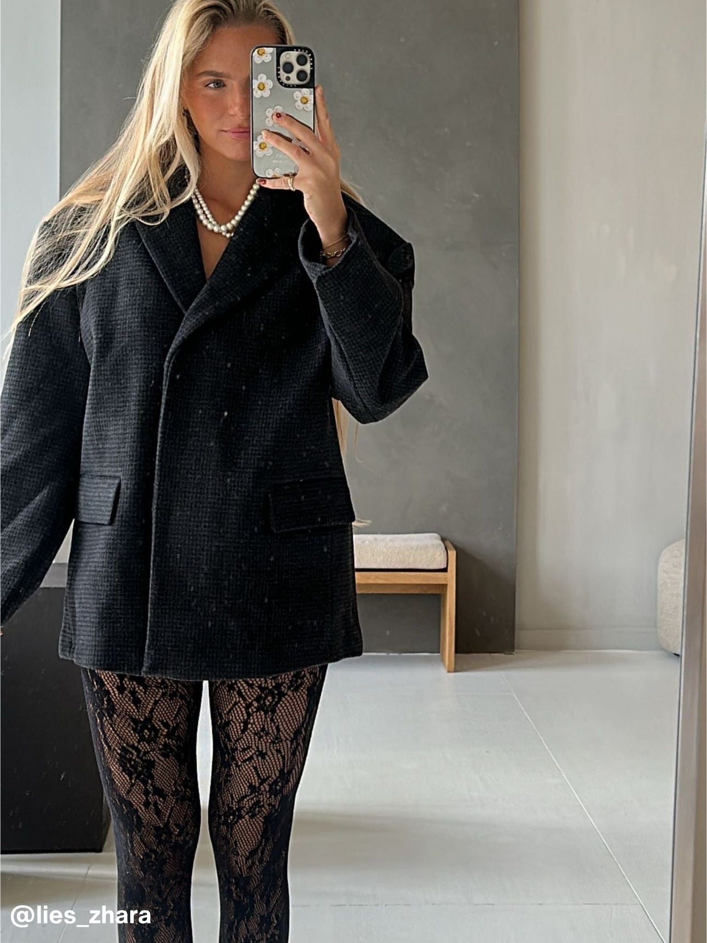 Floral Net | Black