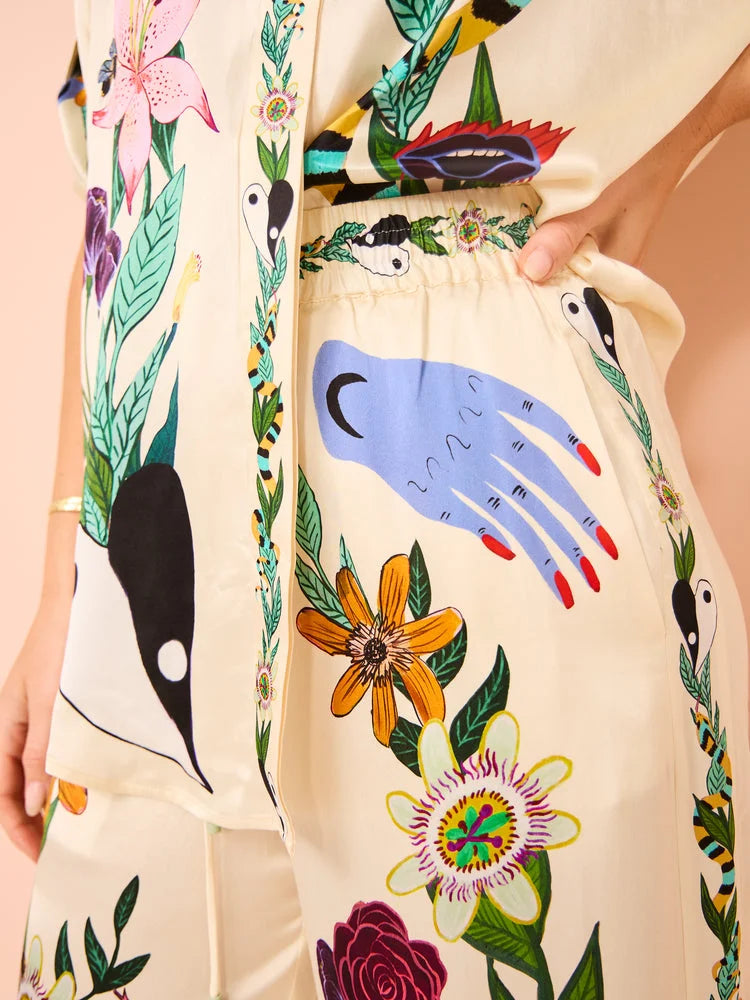 ISOLINE | ENSEMBLE BRODÉ TROPICAL