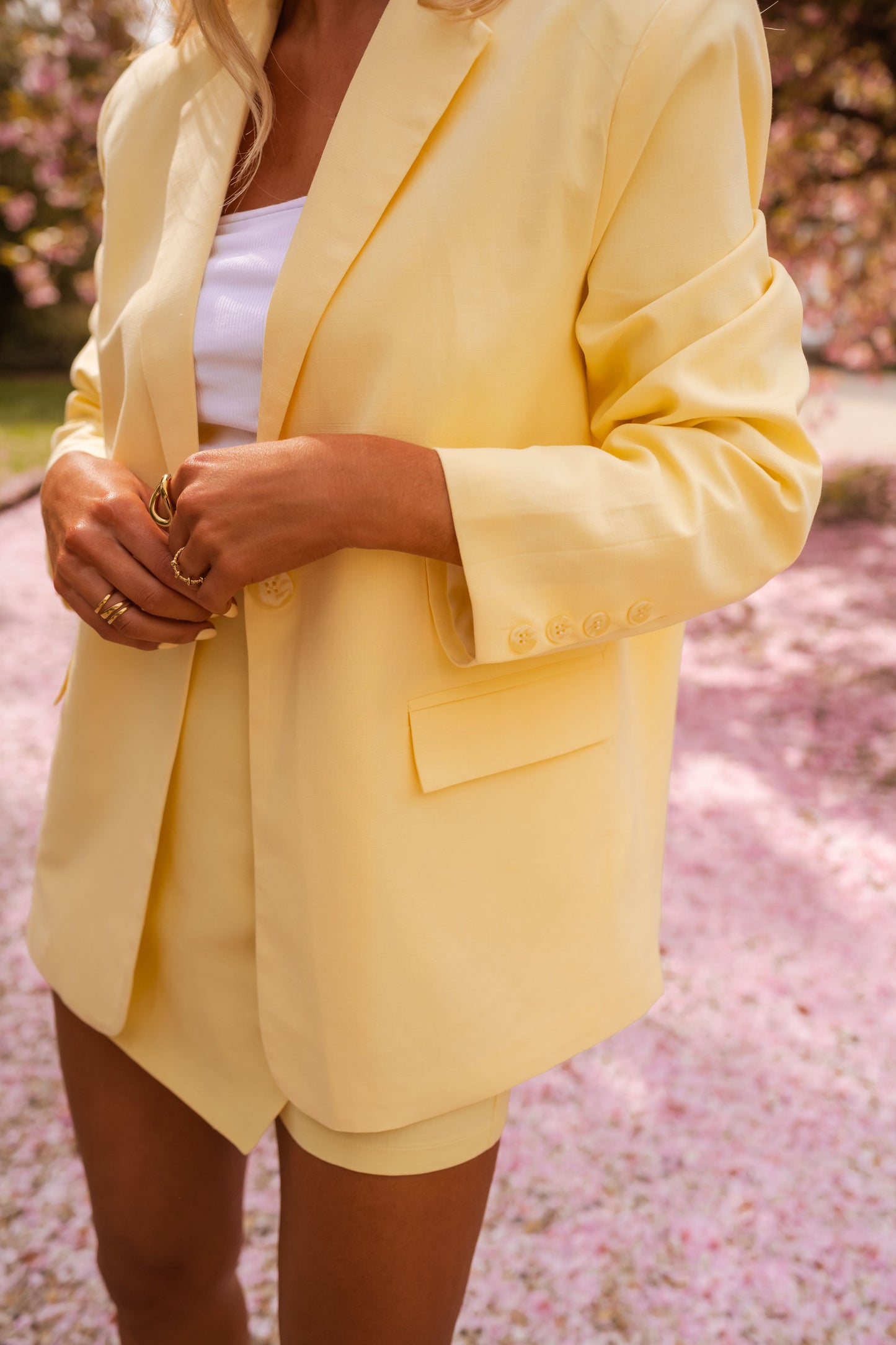 Blazer Jean - jaune