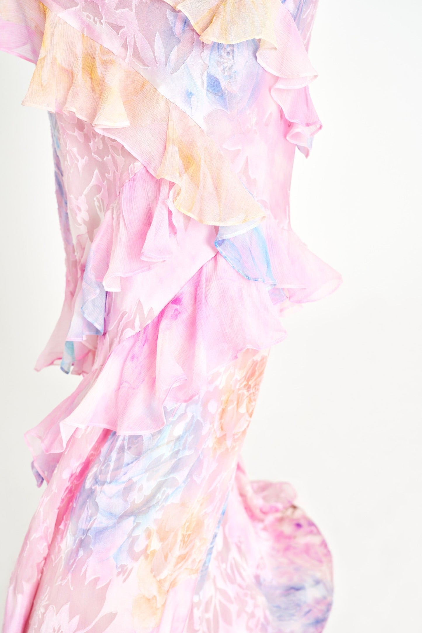 Rialto | Robe maxi en chiffon à fleurs