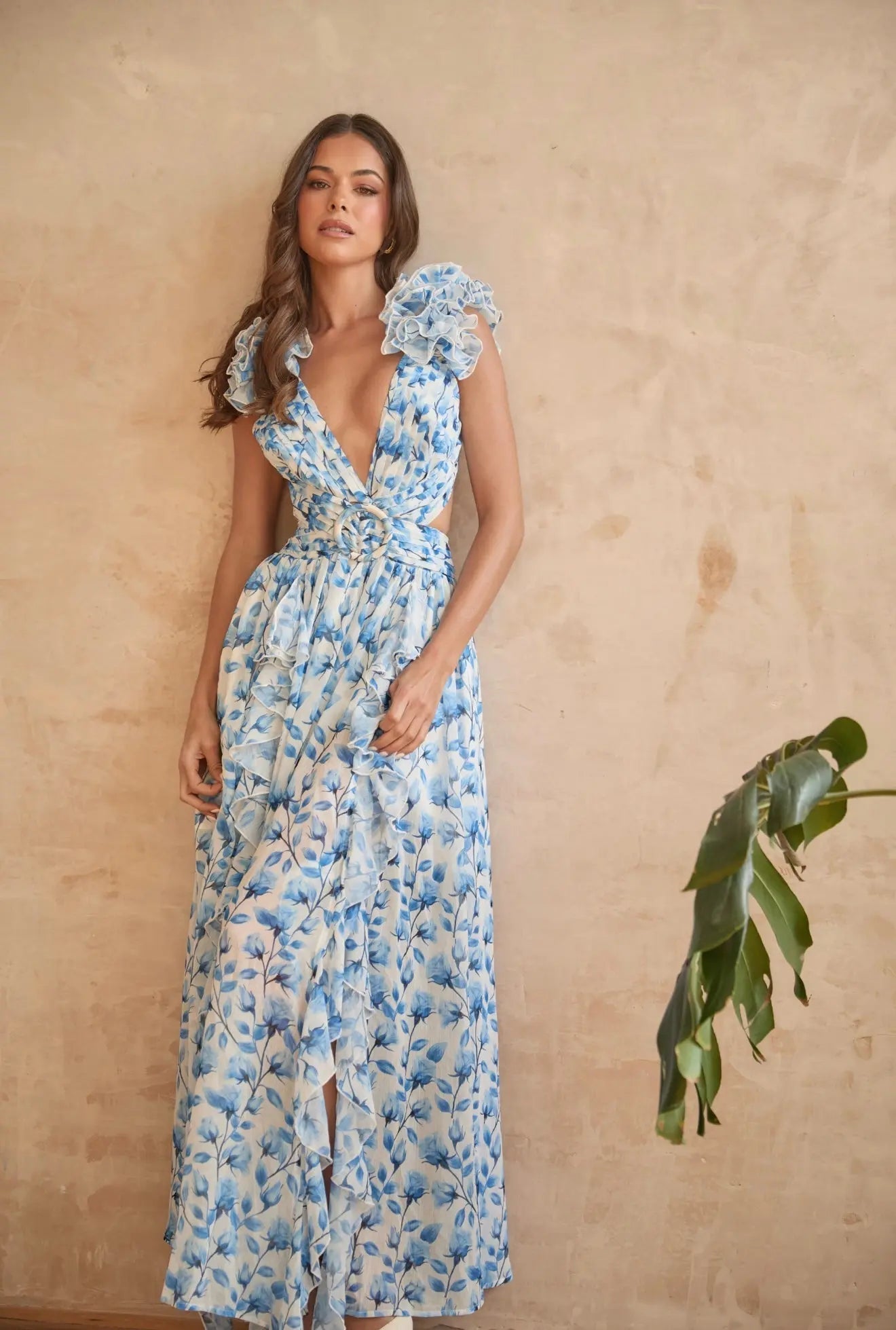 Robe longue imprimée Isla