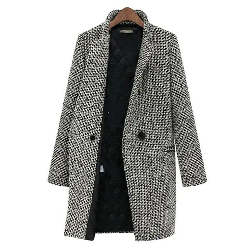 Aline | Manteau Long En Laine d'hiver
