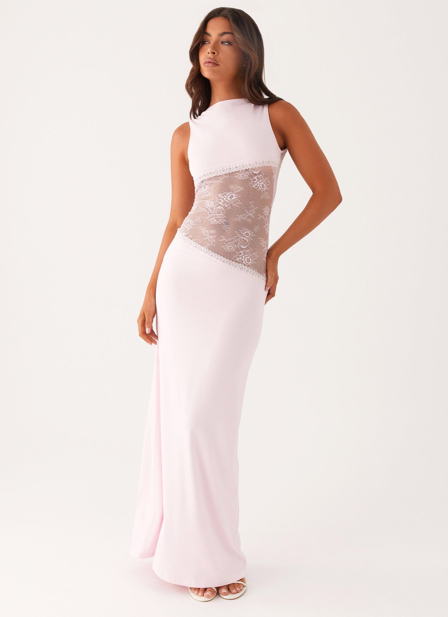Robe longue Lucinda – Rose