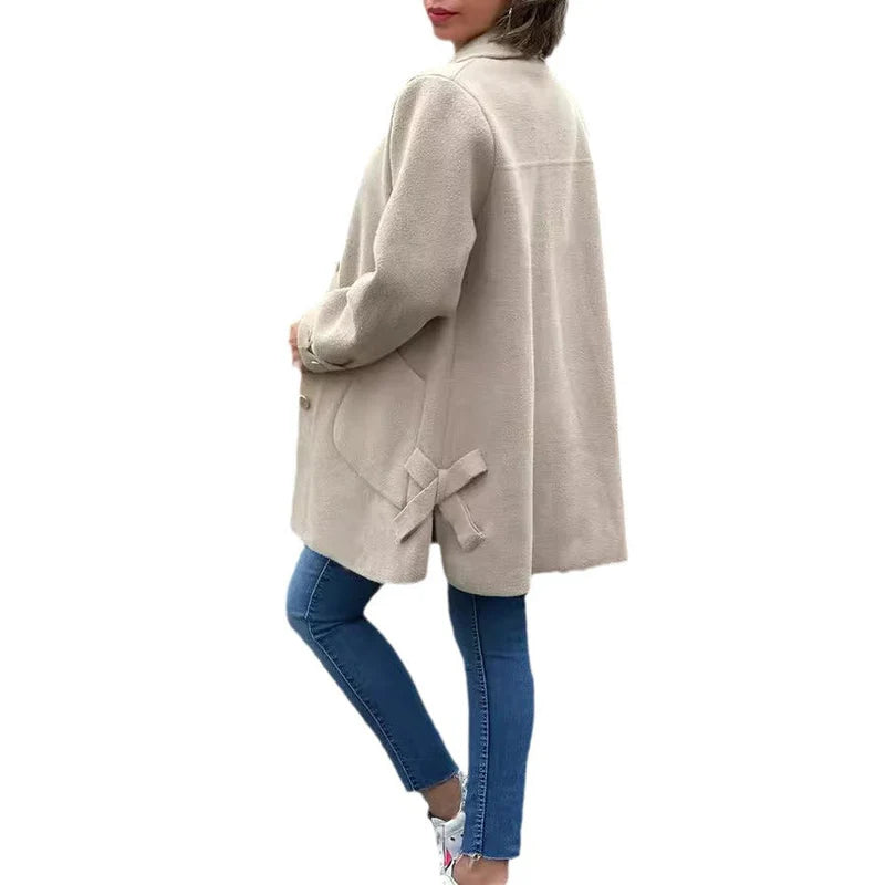 Monique | Manteau long en laine d'hiver