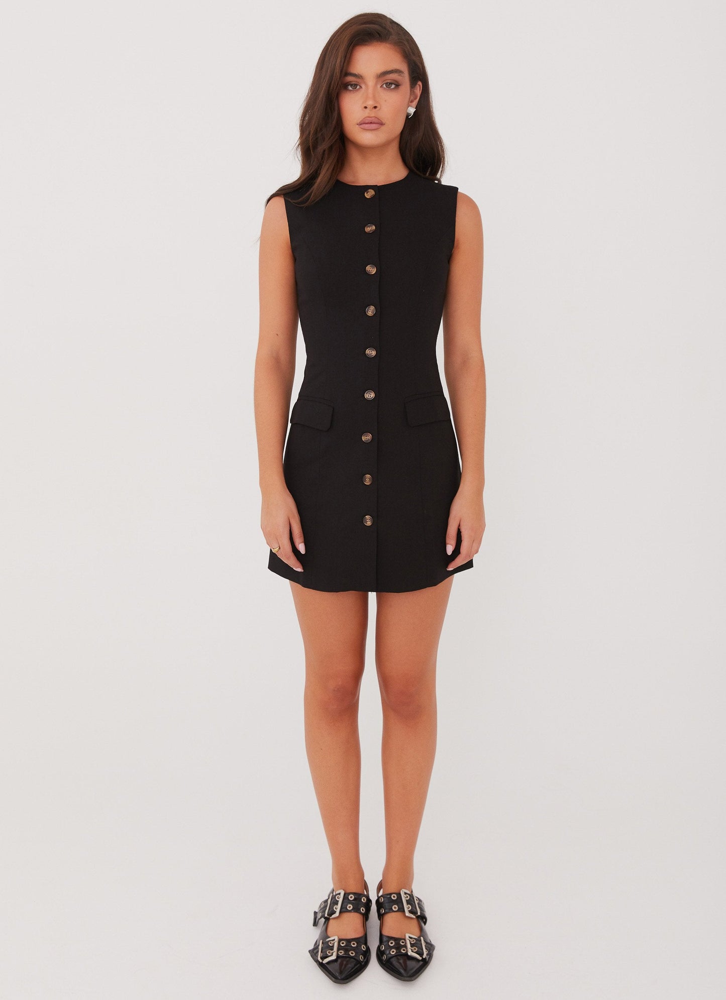 Castello Linen Vest Dress