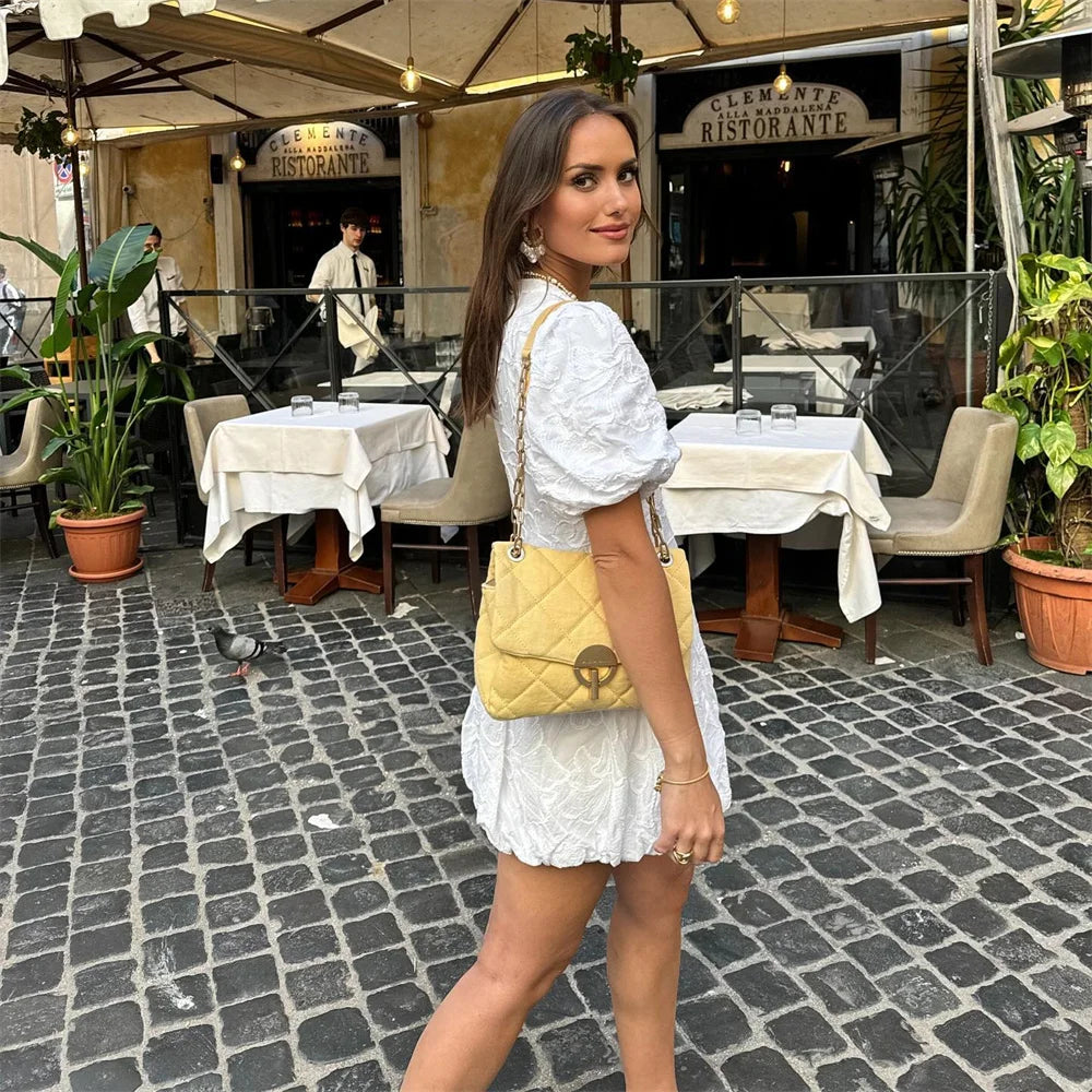 ESTELLE | ROBE D'ÉTÉ ÉLÉGANTE BLANCHE