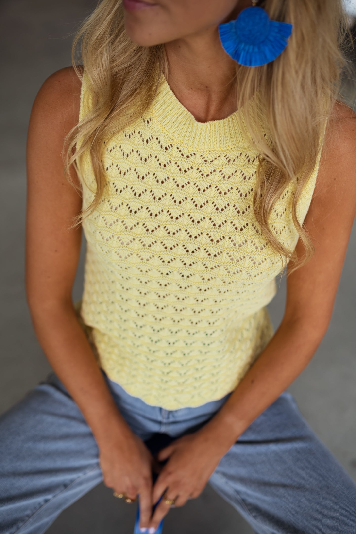 Top Sely - jaune