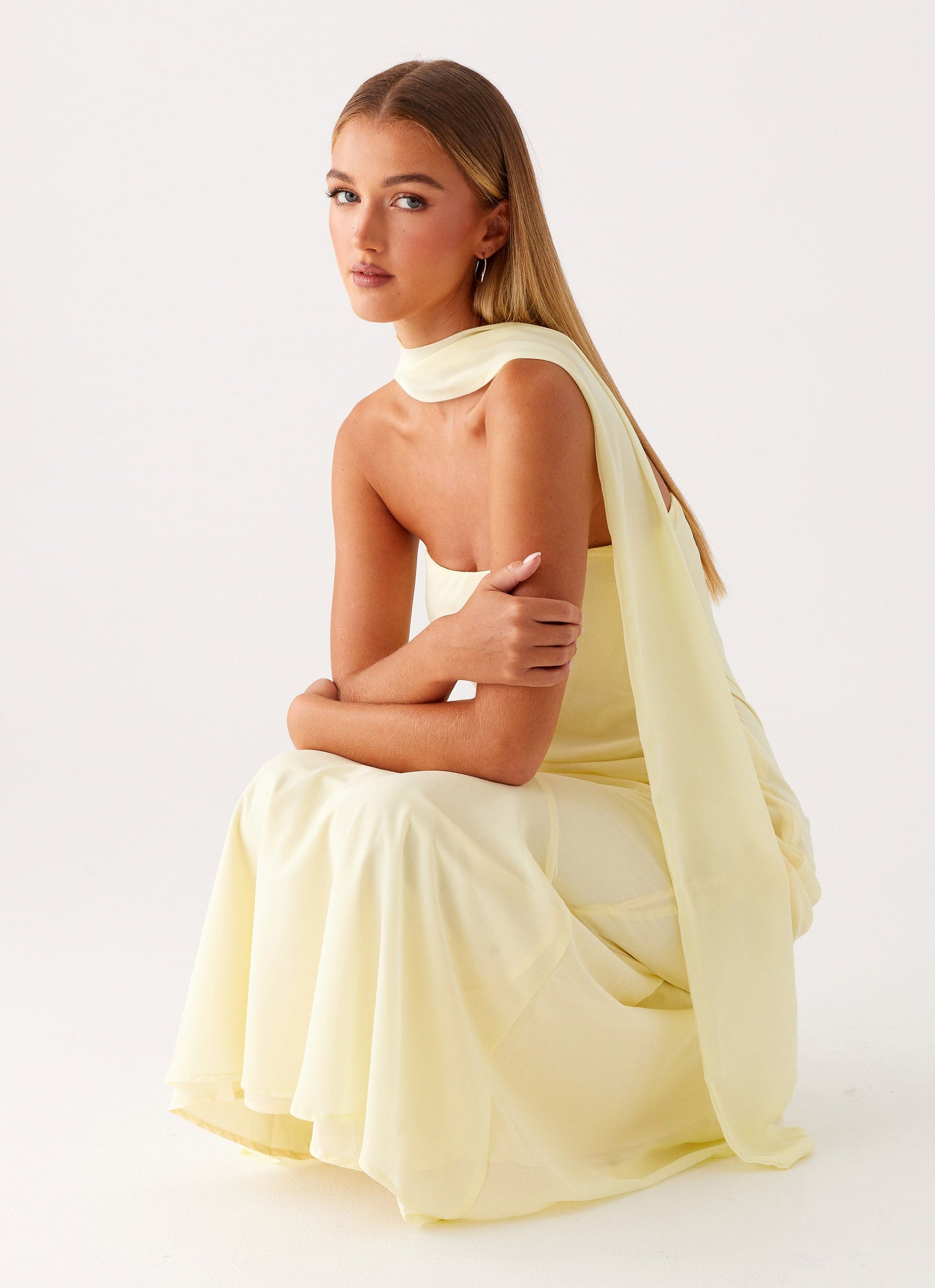 LÉONIE | ROBE LONGUE MINIMALISTE