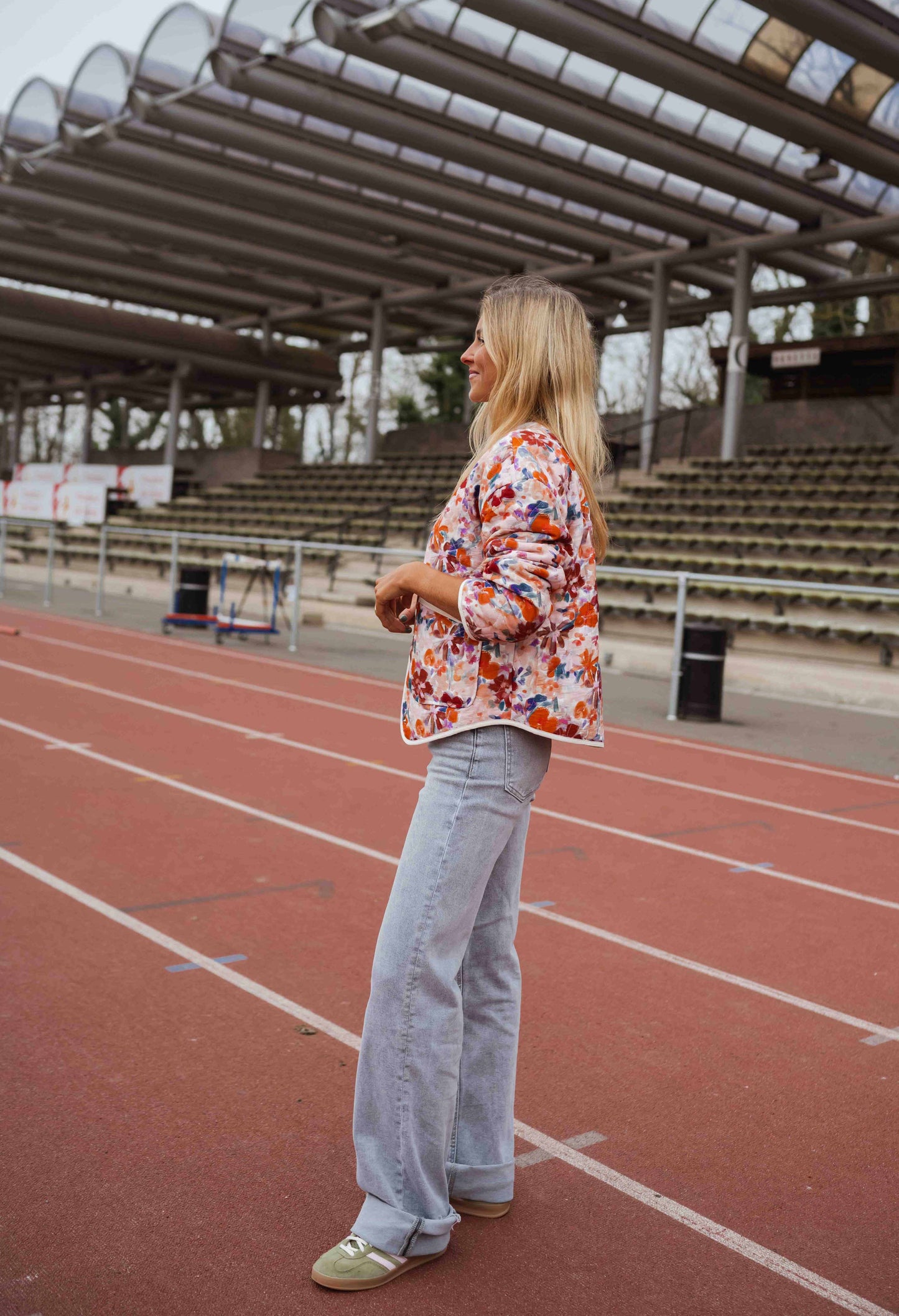 Veste Julie - à fleurs
