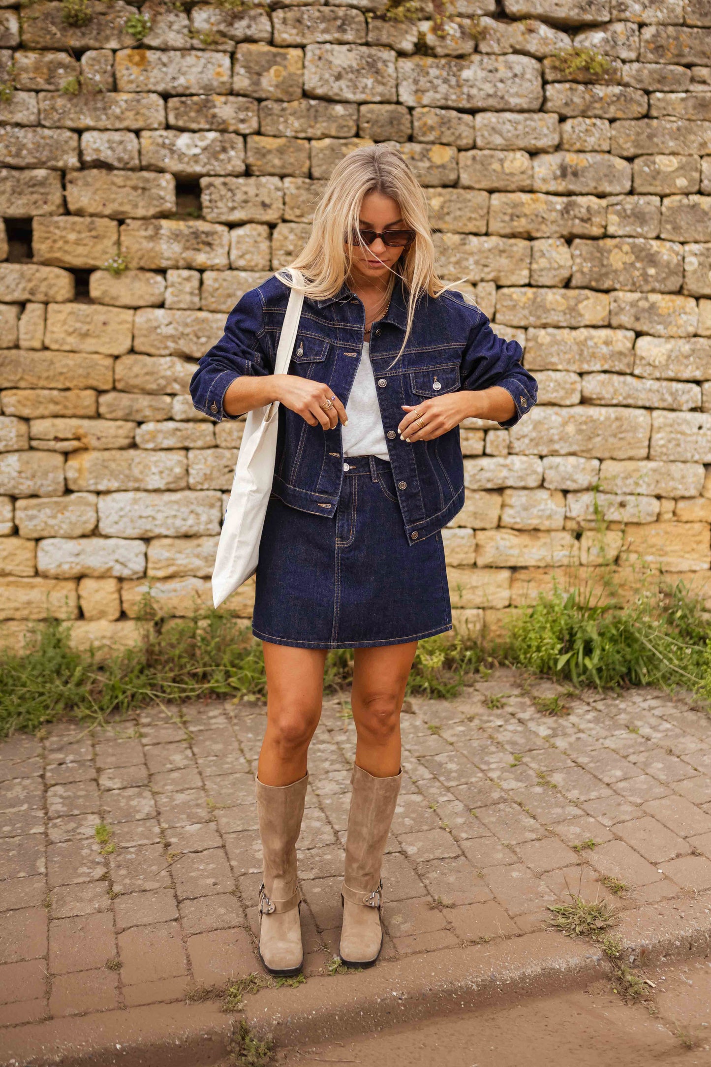 Veste Roma en jeans - bleu foncé
