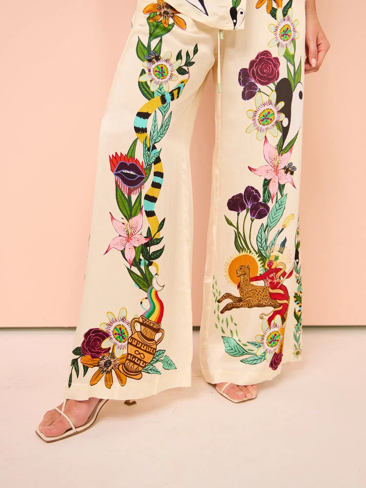 ISOLINE | ENSEMBLE BRODÉ TROPICAL