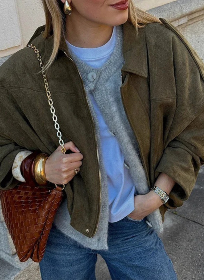 Aurélie | Veste Bomber Élégante