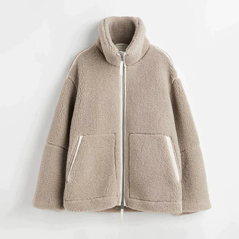 Amélie | Veste Teddy Surdimensionnée