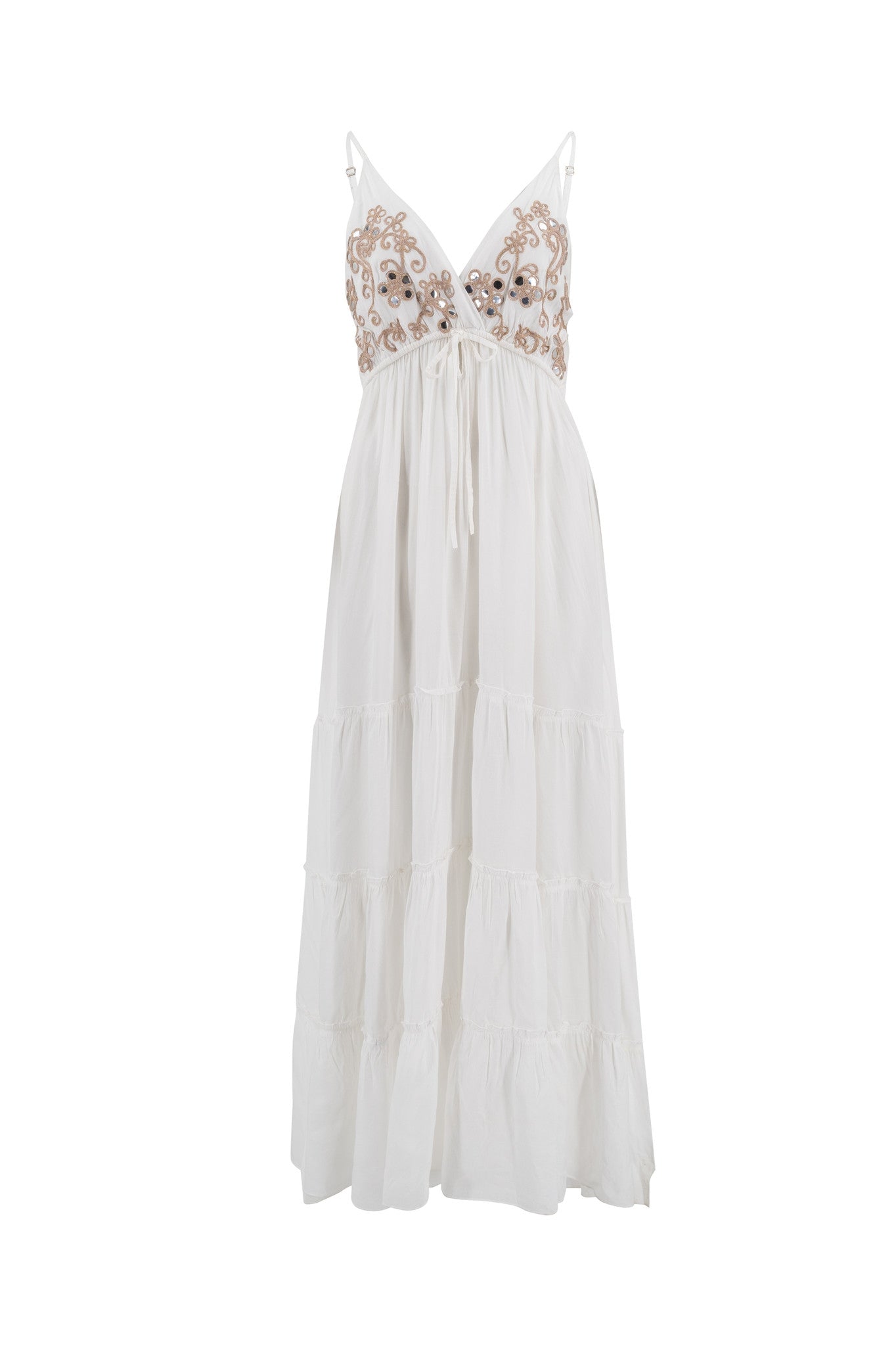 Dress Dolores Mirror White