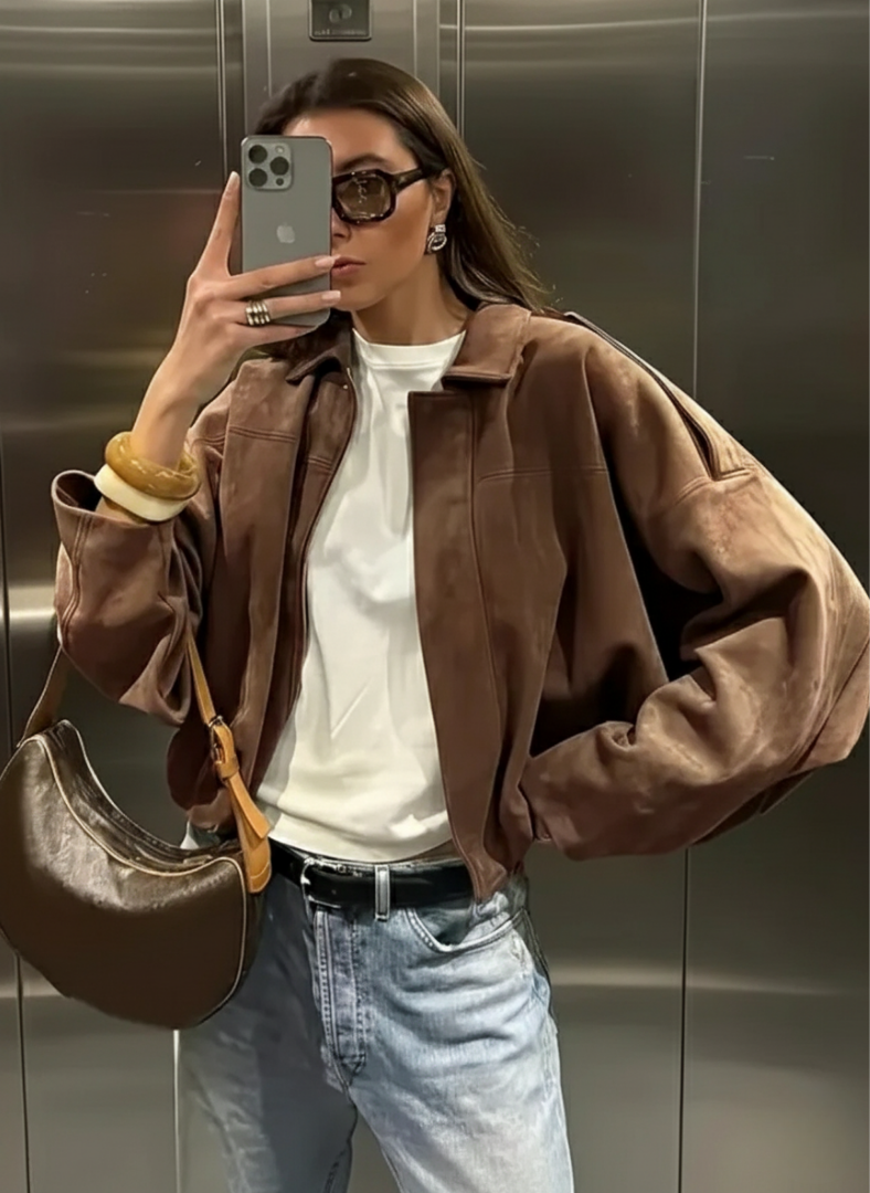Aurélie | Veste Bomber Élégante