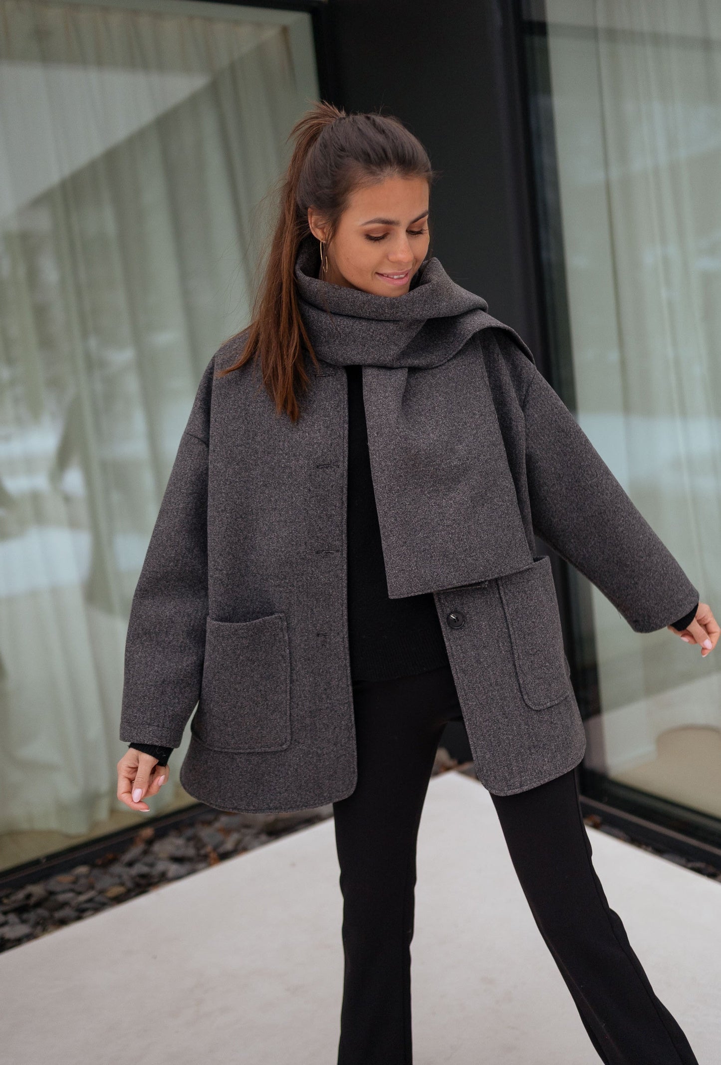 Manteau Manu - gris