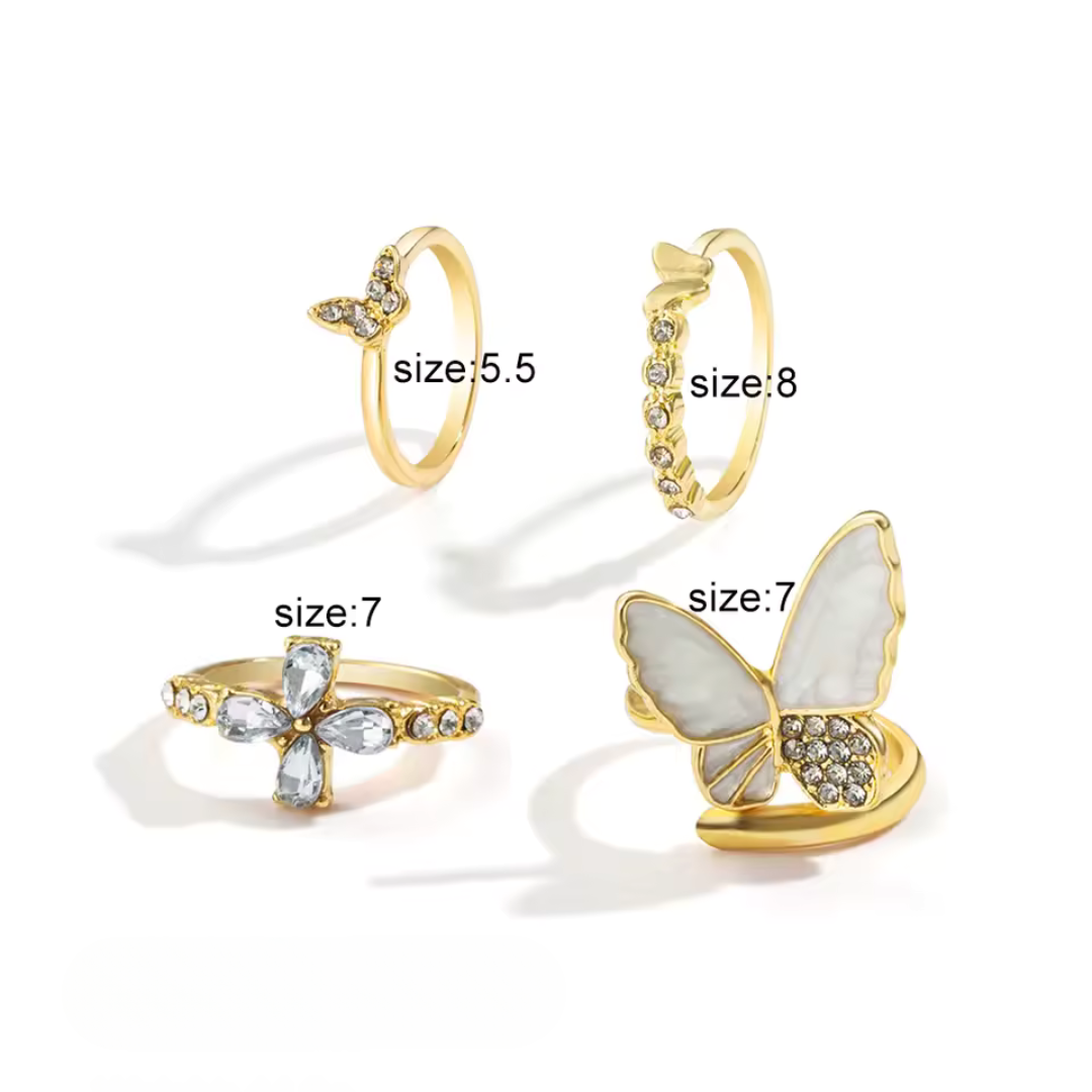 HAZEL | Flutter Ring Set
