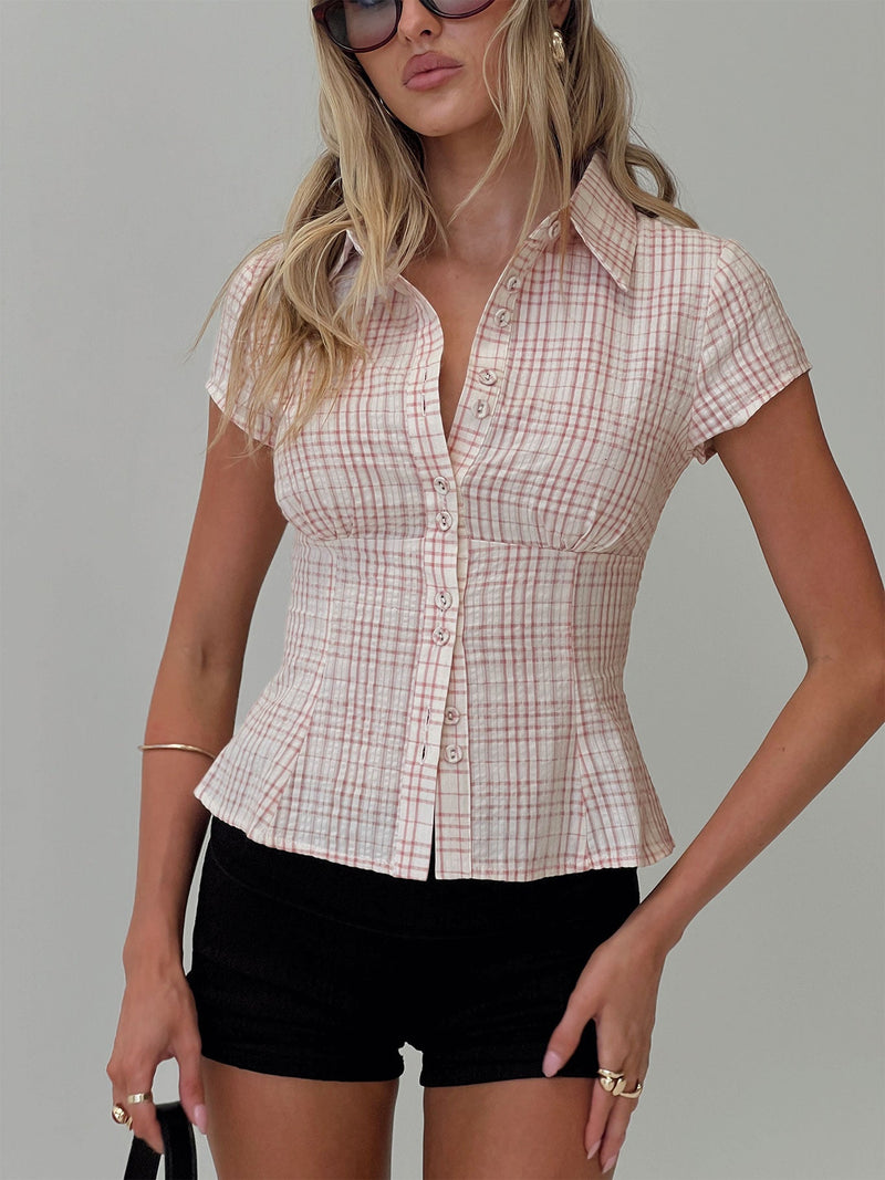 CHLOE | ROZE GERUITE TOP