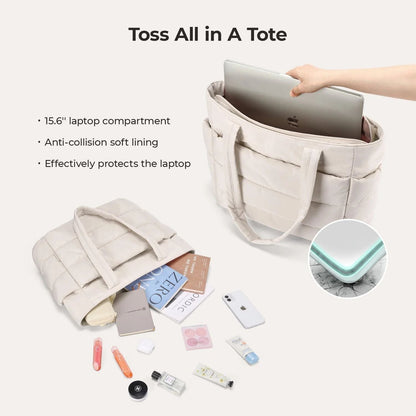 OLIVIA | Puffy Tote Bag