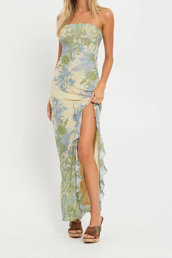 NOA | ROBE D’ÉTÉ ROMANTIQUE SANS BRETELLES