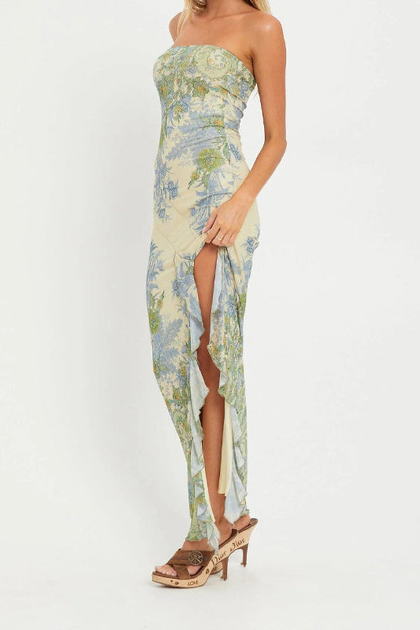 NOA | ROBE D’ÉTÉ ROMANTIQUE SANS BRETELLES