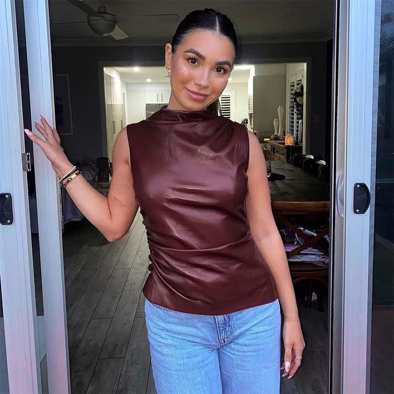OLIVIA | Burgundy Top