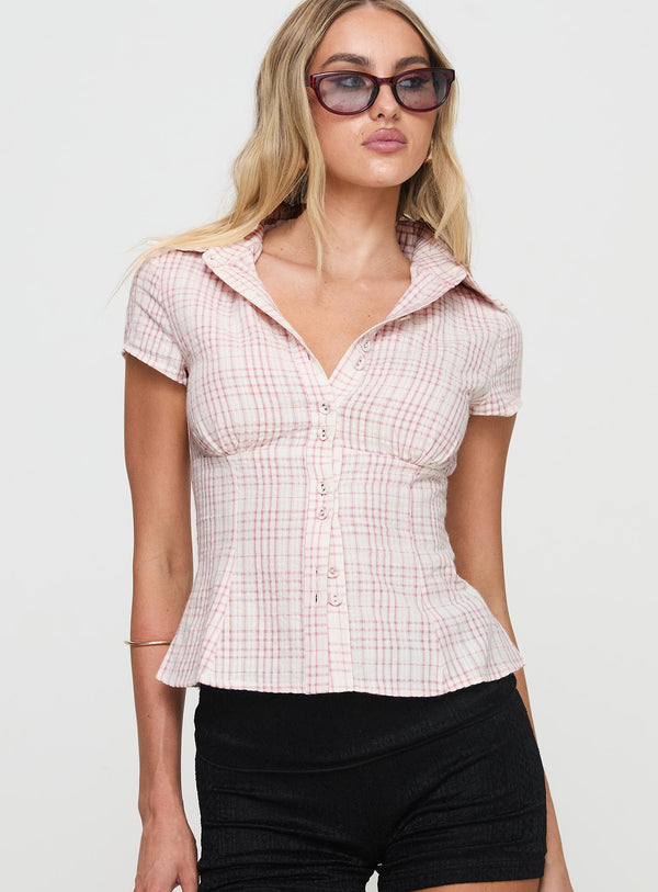 CHLOE | ROZE GERUITE TOP