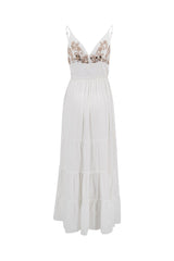 Dress Dolores Mirror White