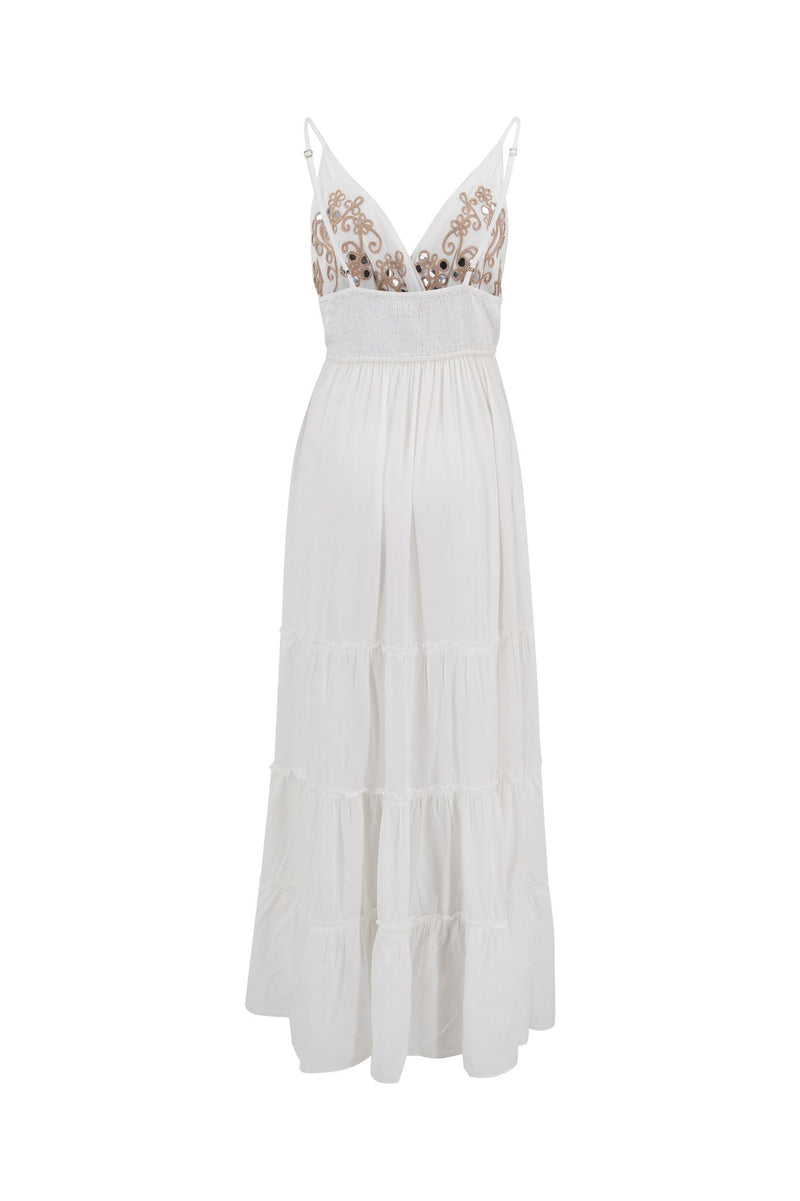 Dress Dolores Mirror White
