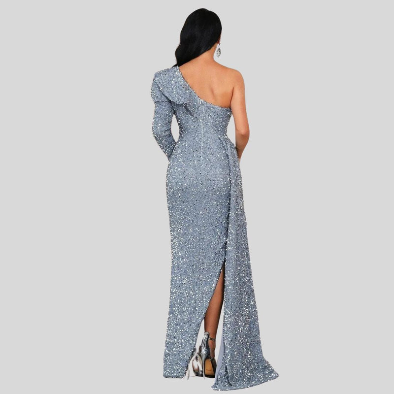 CHLOE - Robe longue scintillante