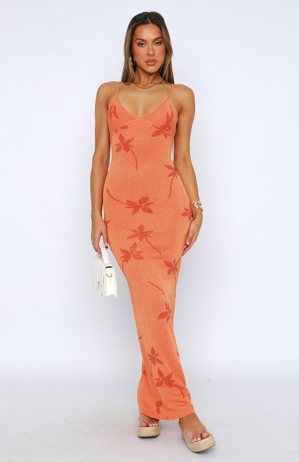 Amber Heat Knit Dress