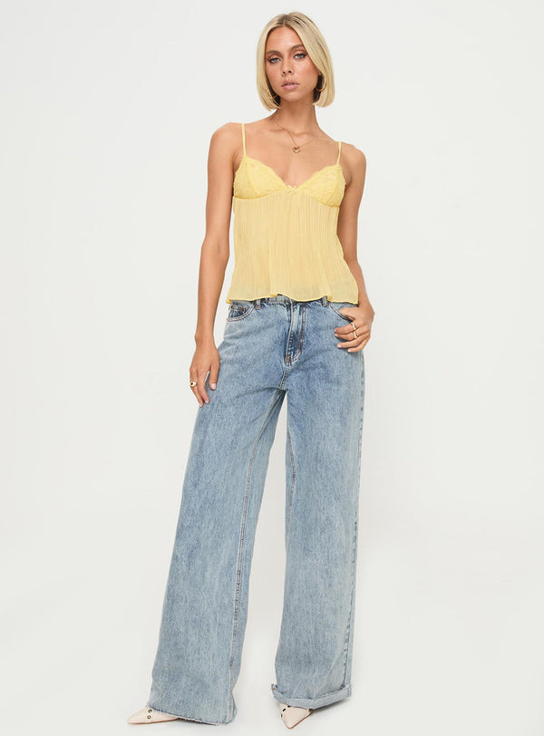 OLIVIA | Lace Pleated Top