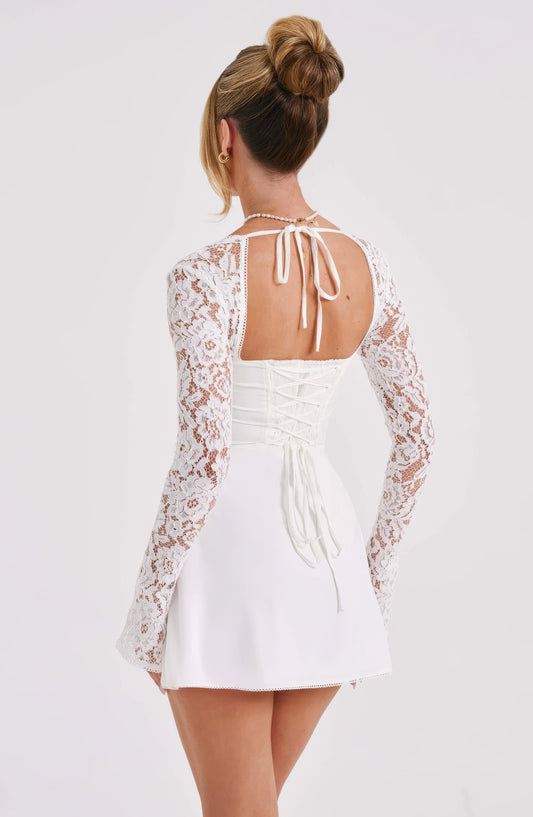 GABRIELLE | ROBE À MANCHES LONGUES ÉLÉGANTE