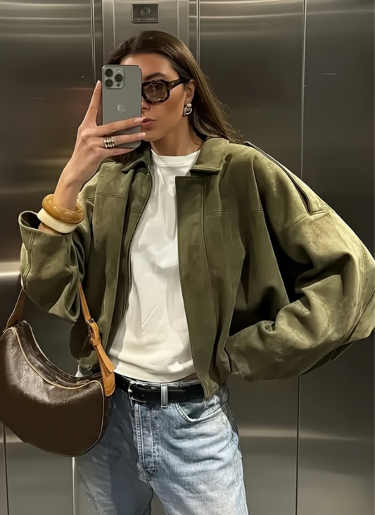 Aurélie | Veste Bomber Élégante