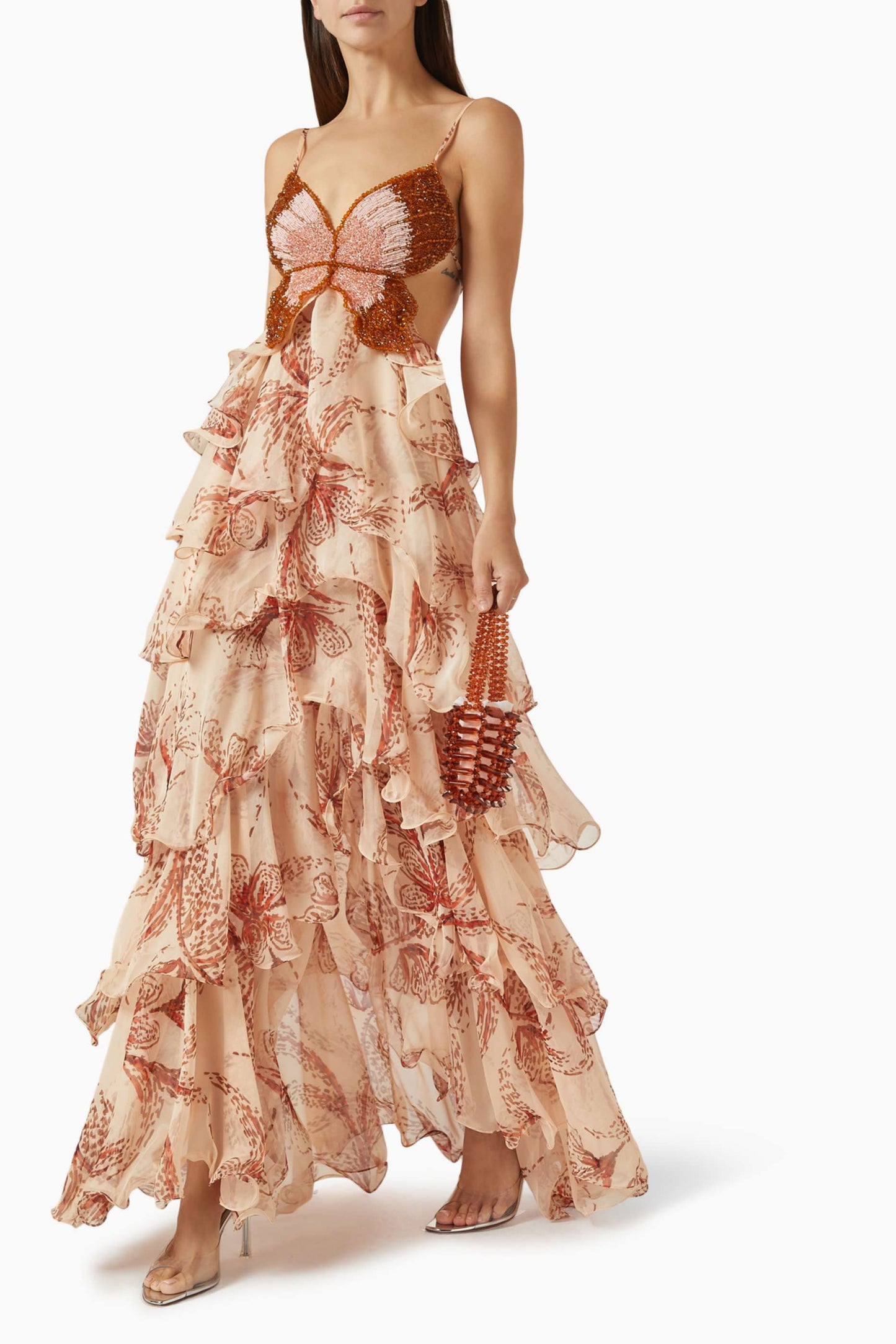 CHLOE | Robe longue Sunset Butterfly