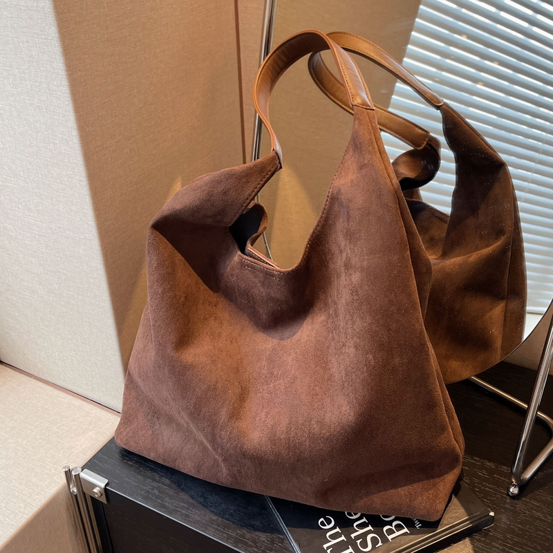 OLIVIA | Suede Tote Bag