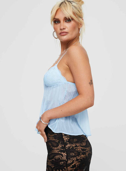 OLIVIA | Lace Pleated Top