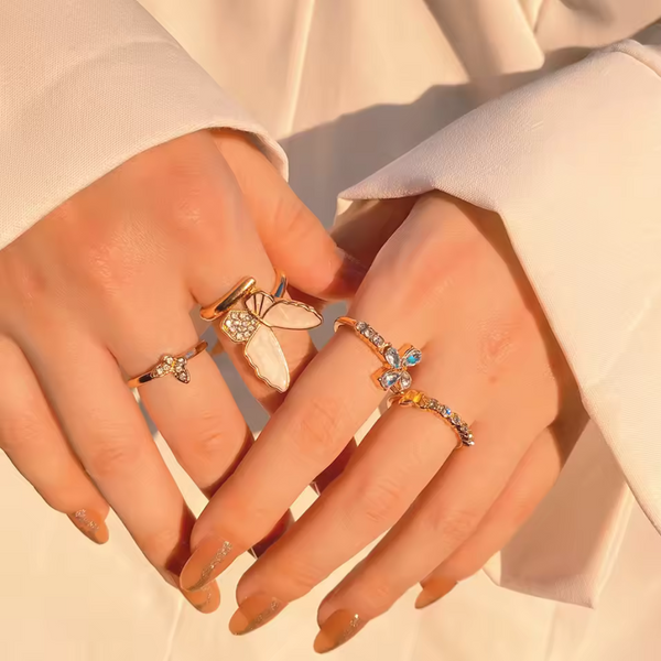 HAZEL | Flutter Ring Set