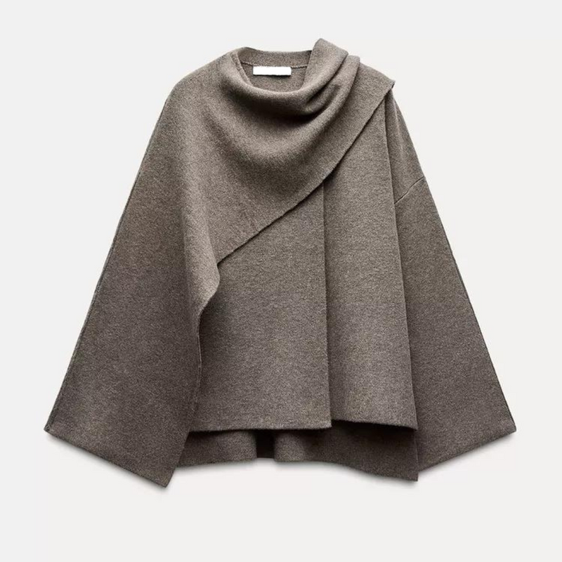 OLIVIA | Short Cape Coat