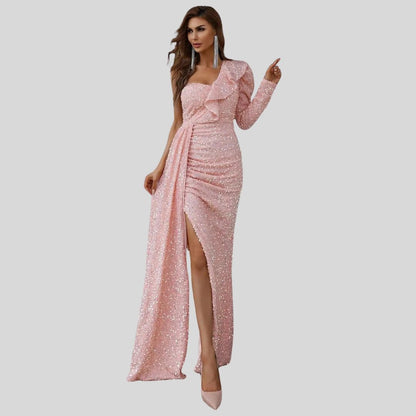 CHLOE - Robe longue scintillante