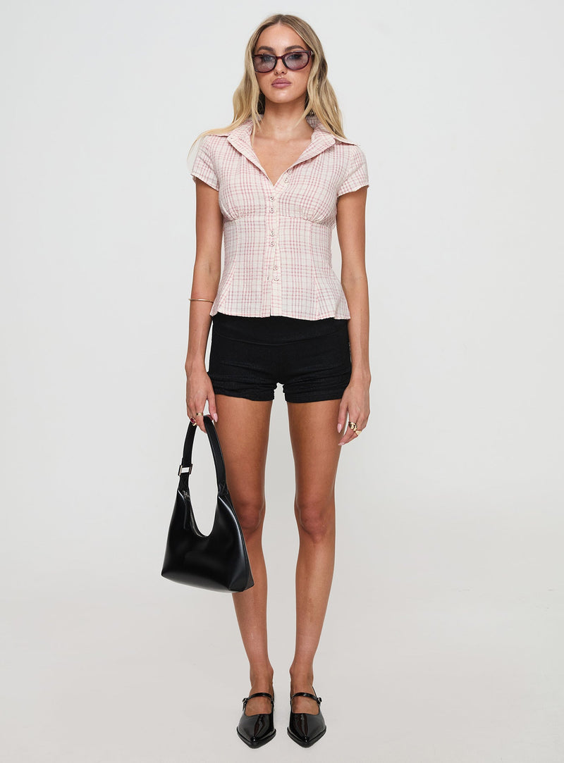 CHLOE | ROZE GERUITE TOP