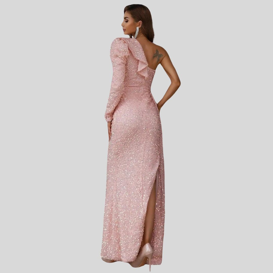CHLOE - Robe longue scintillante