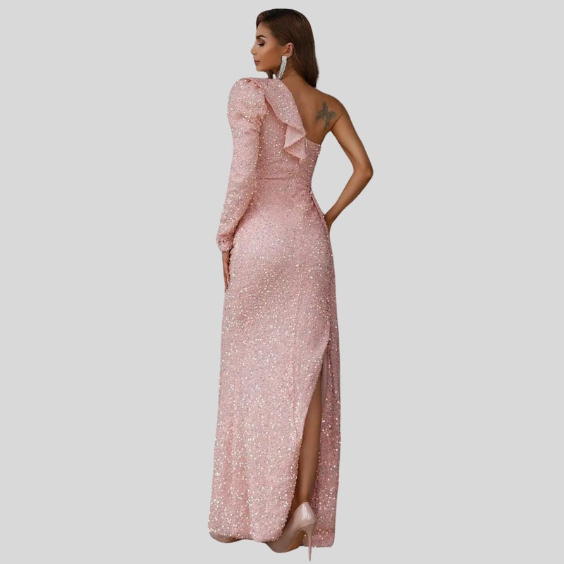 CHLOE - Robe longue scintillante