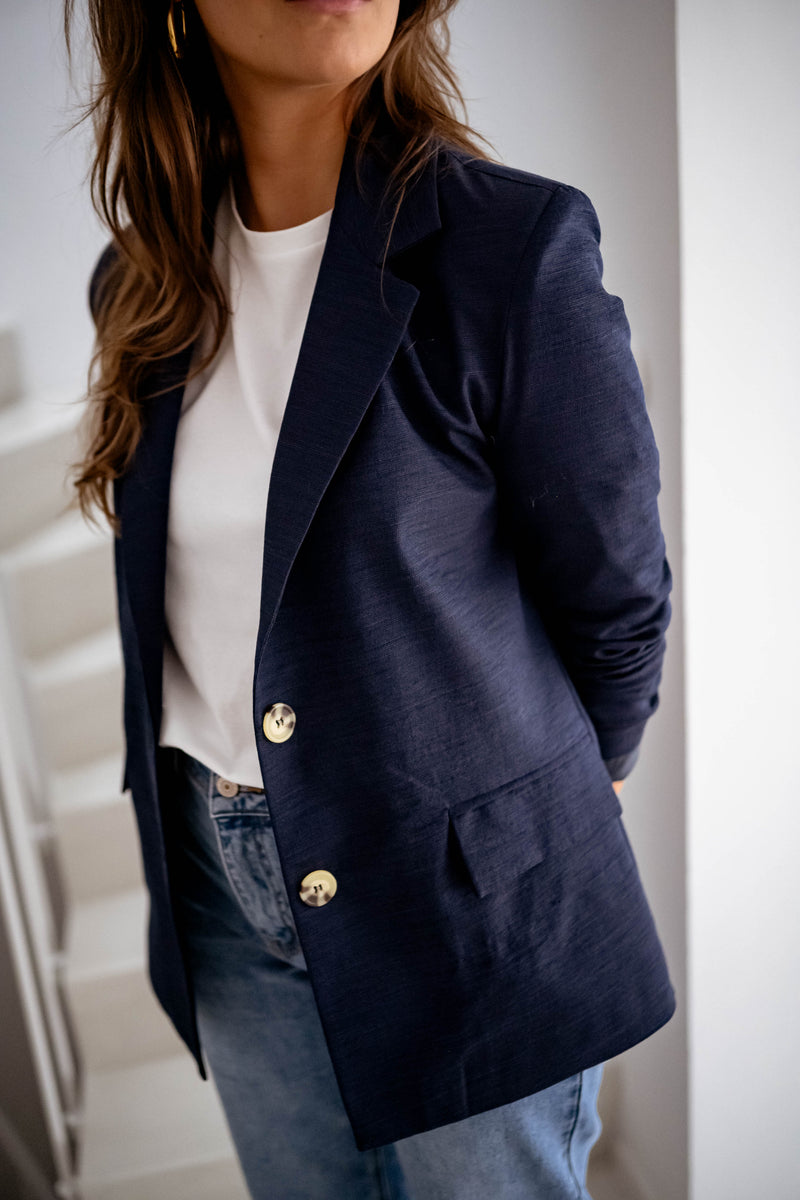 Blazer Boss - bleu