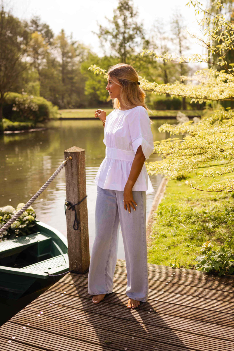 Blouse Jayden - blanche